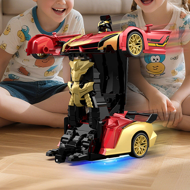 Afstandsbediening voor transformerende auto met verlichting