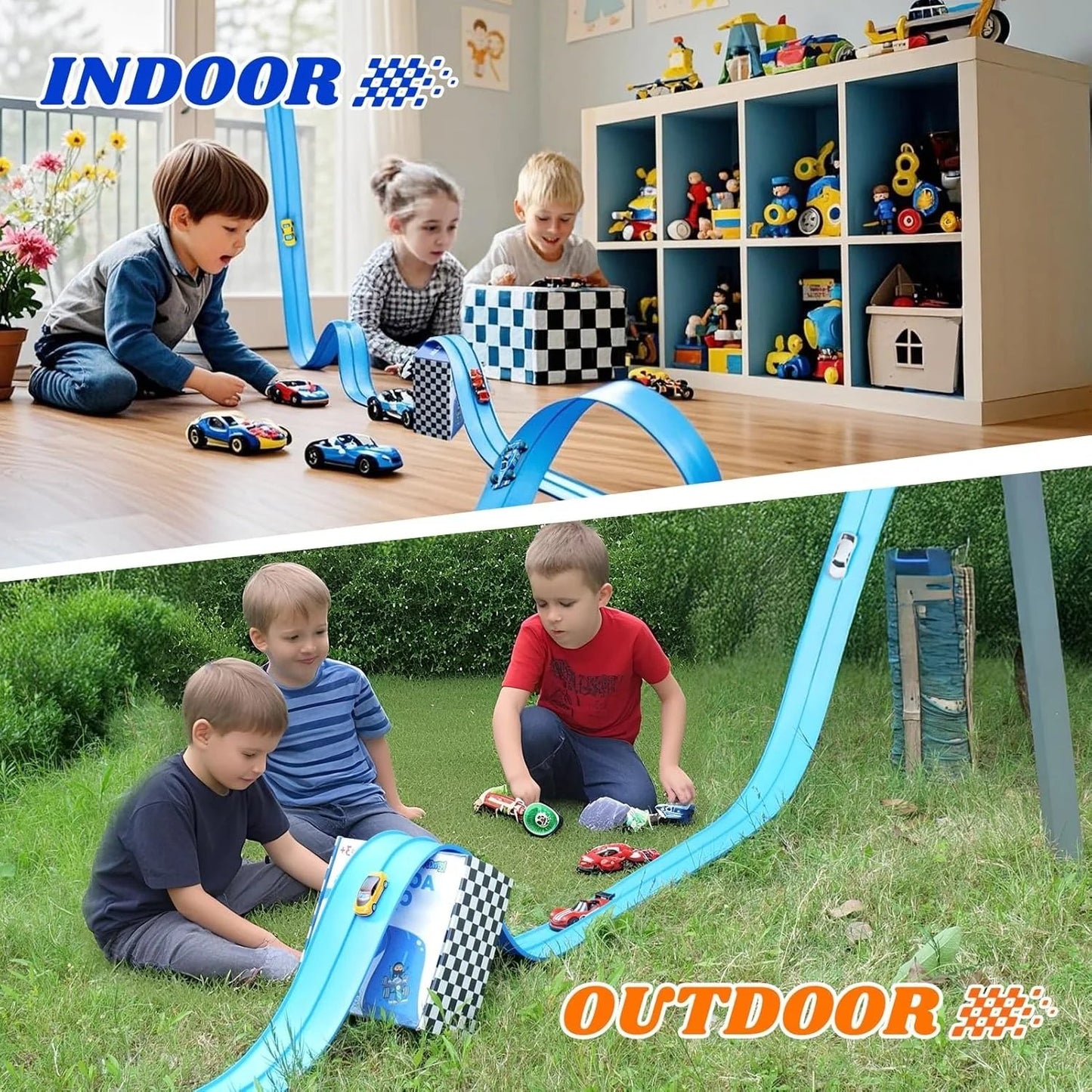 Creatieve DIY Racebaan met Zuignappen