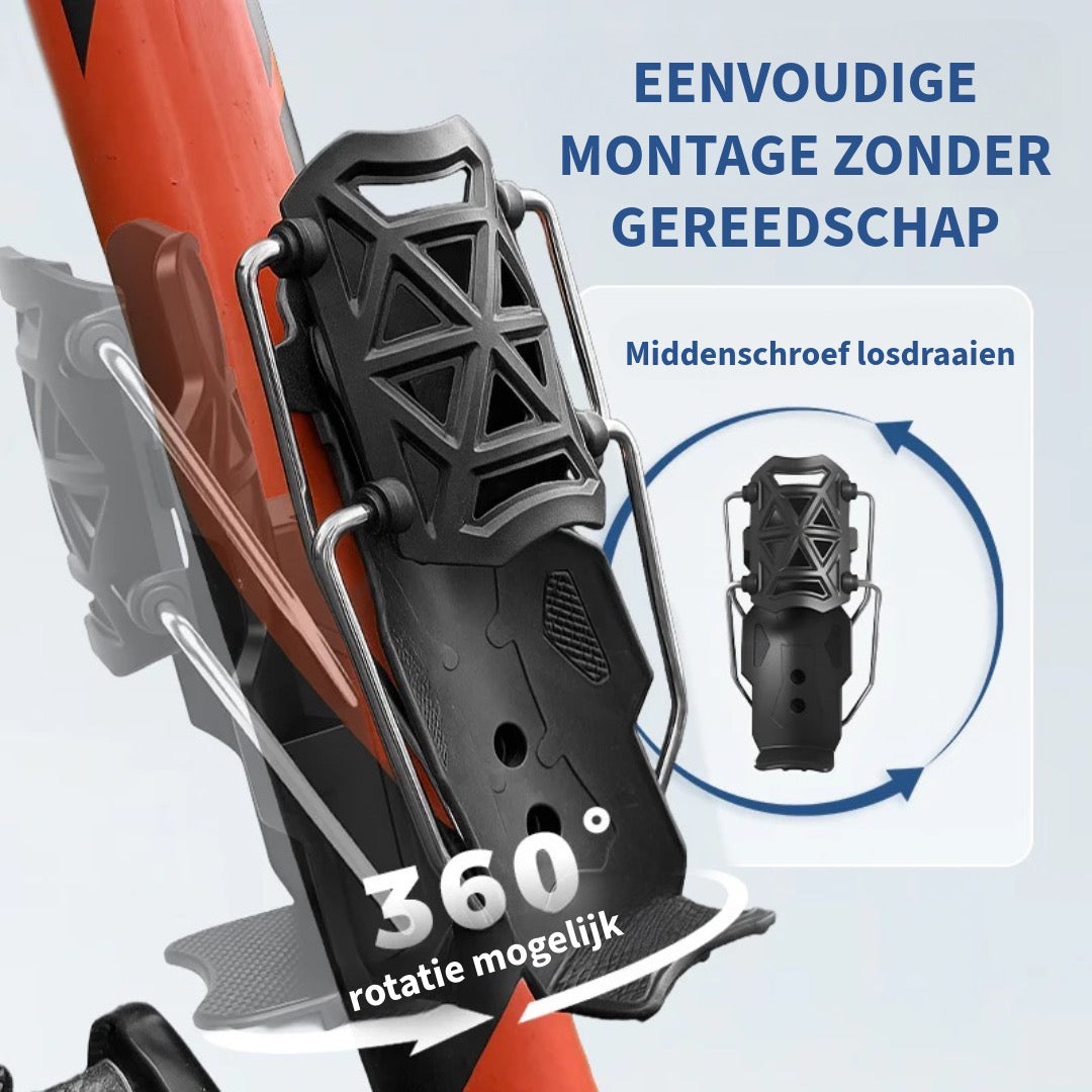 Universele Waterfleshouder - Fietens & Motorfietsen