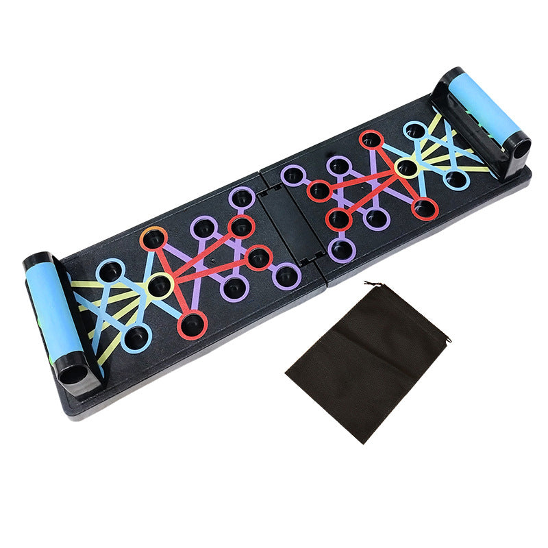 Hopfällbar och multifunktionell tyngdlyftningsbräda