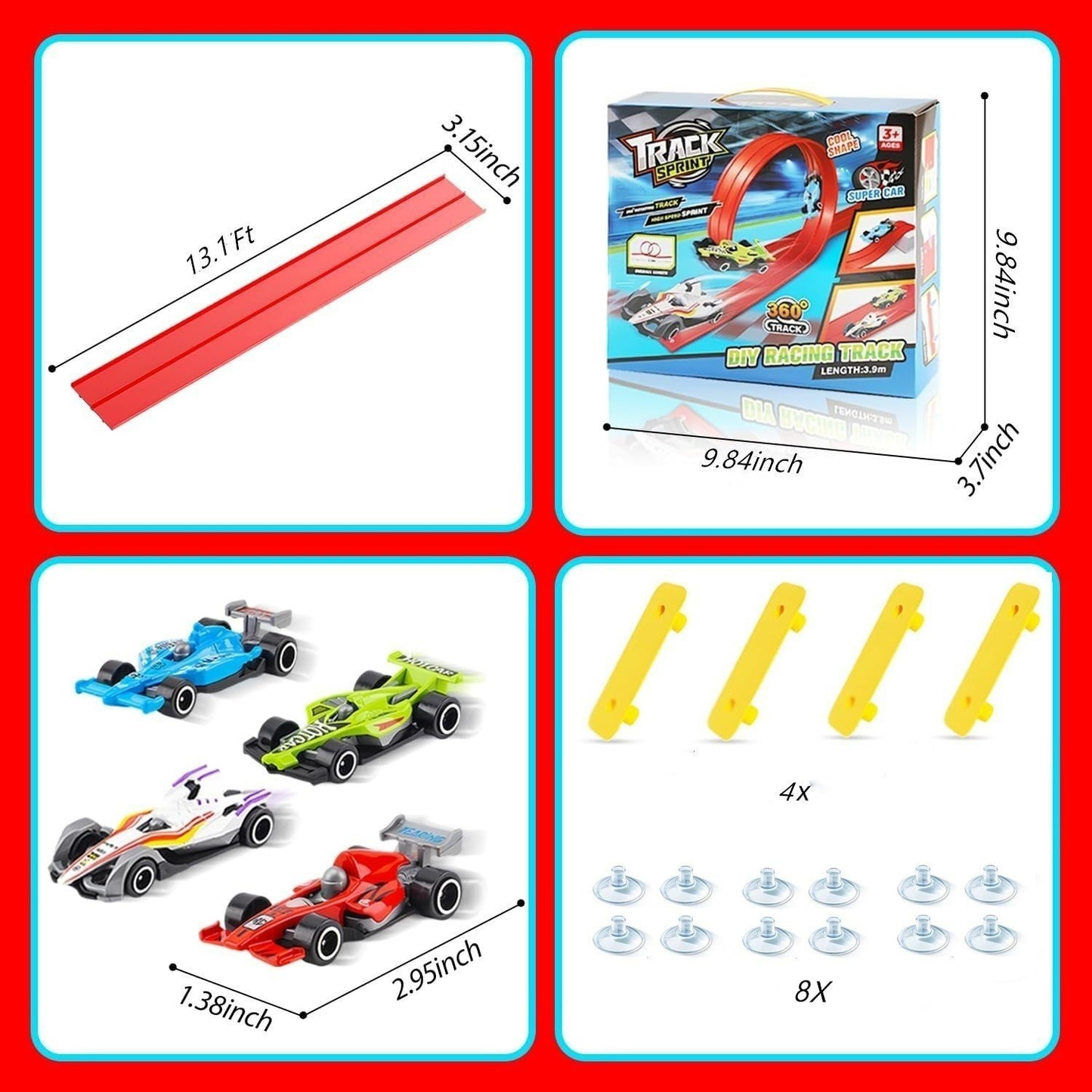 Creatieve DIY Racebaan met Zuignappen