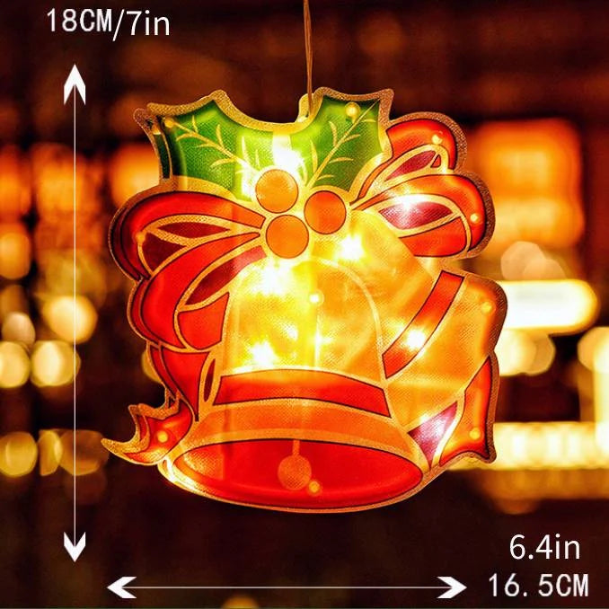 Kerstvenster-hanglichten