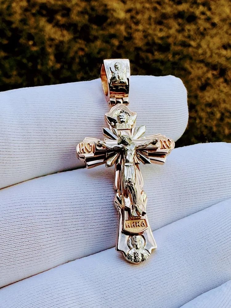 Heilige Jezus kruisbeeld hanger ketting