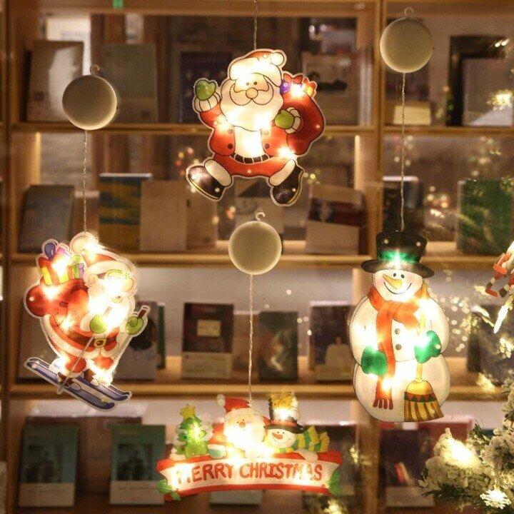 Kerstvenster-hanglichten