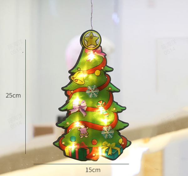 Kerstvenster-hanglichten