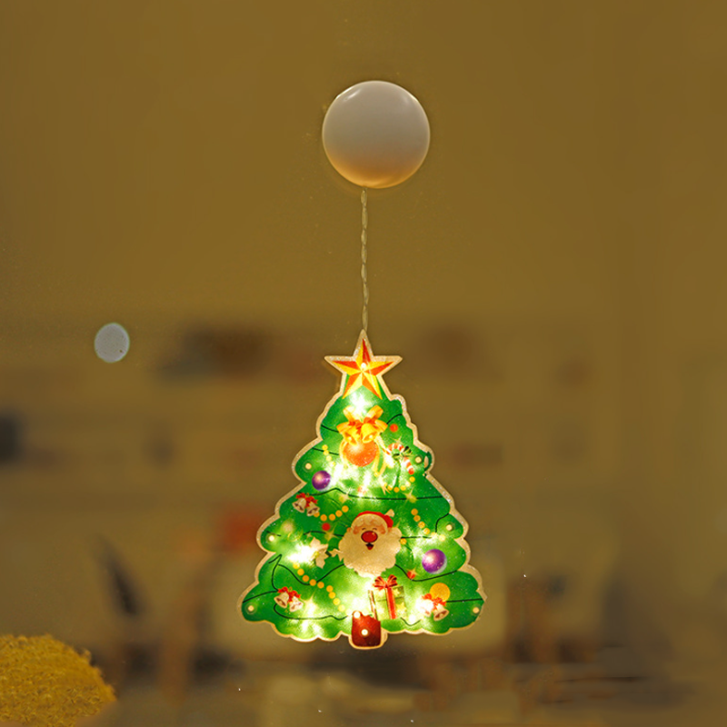 Kerstvenster-hanglichten