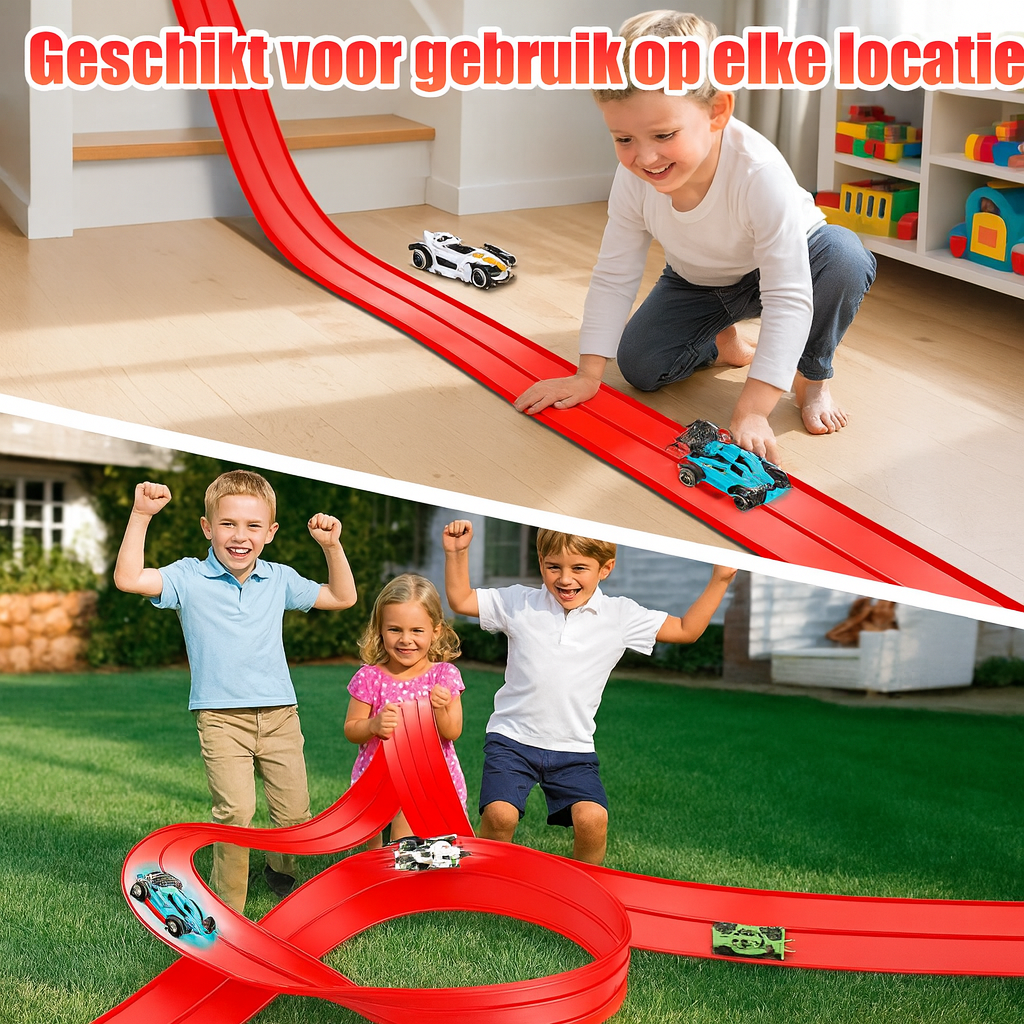 Creatieve DIY Racebaan met Zuignappen