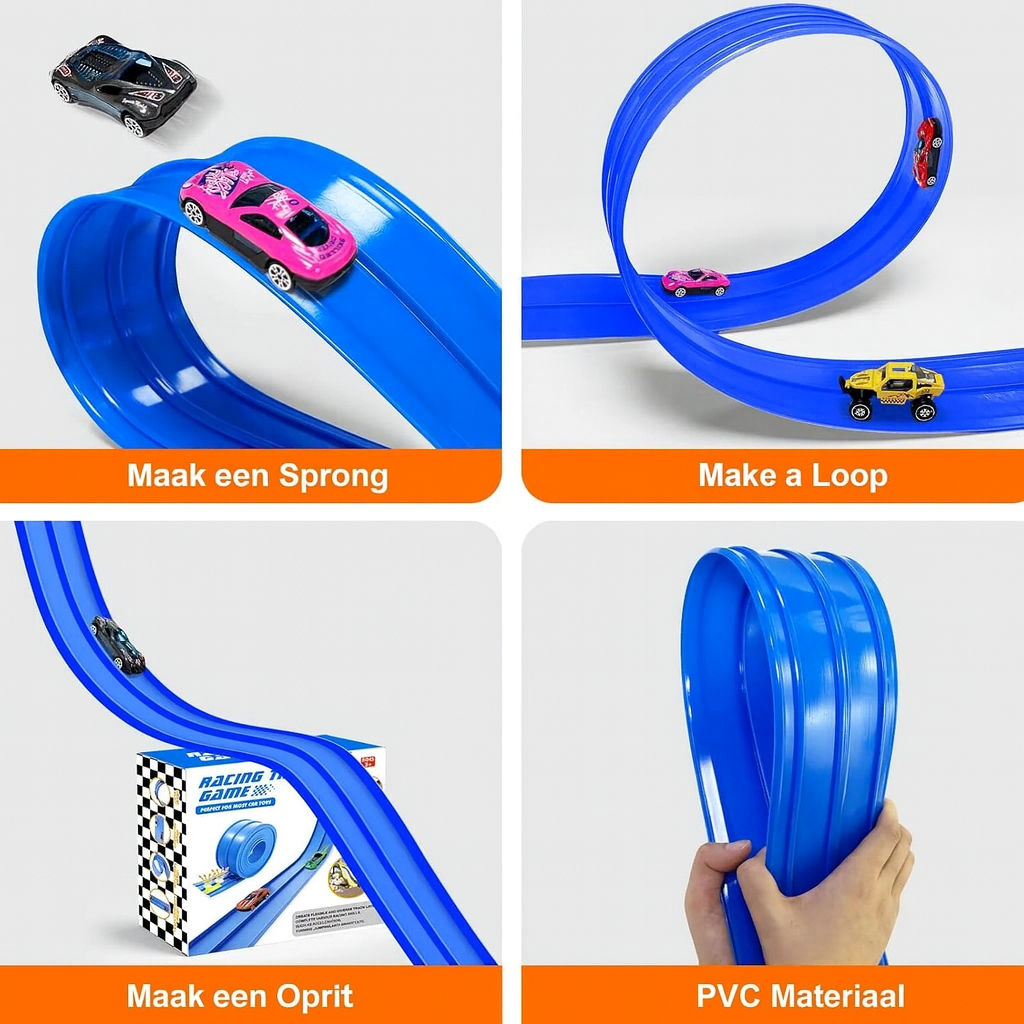 Creatieve DIY Racebaan met Zuignappen