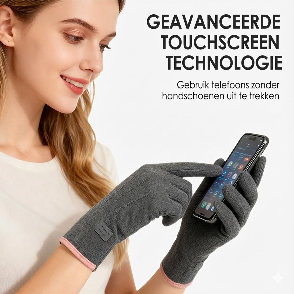 Winddichte Warme Antislip Handschoenen met Touchscreen