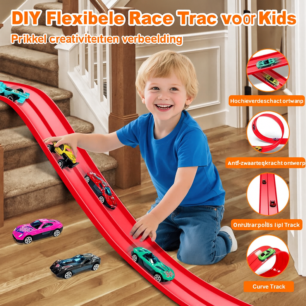 Creatieve DIY Racebaan met Zuignappen