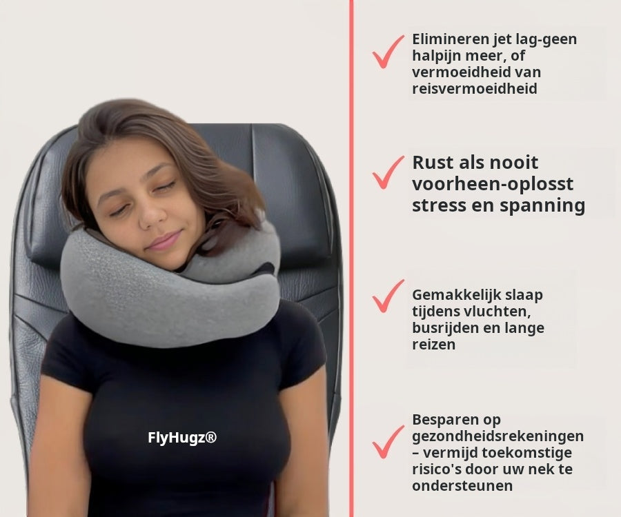 FlyHugz Reiskussen Geniet