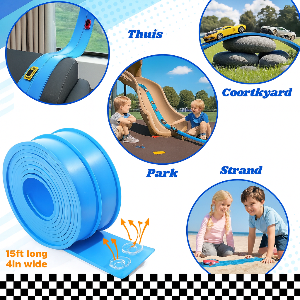 Creatieve DIY Racebaan met Zuignappen