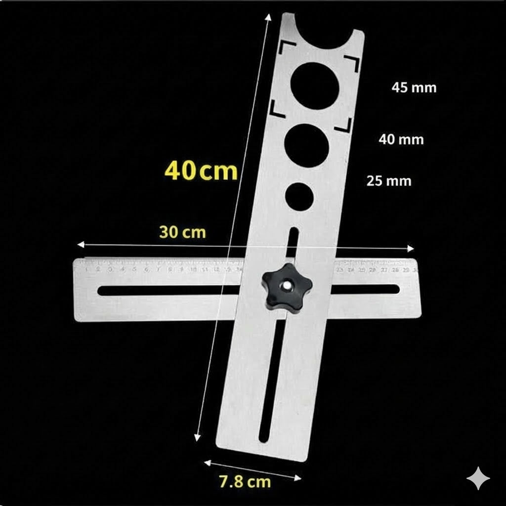 Volledig hoekverstelbaar boorgereedafk