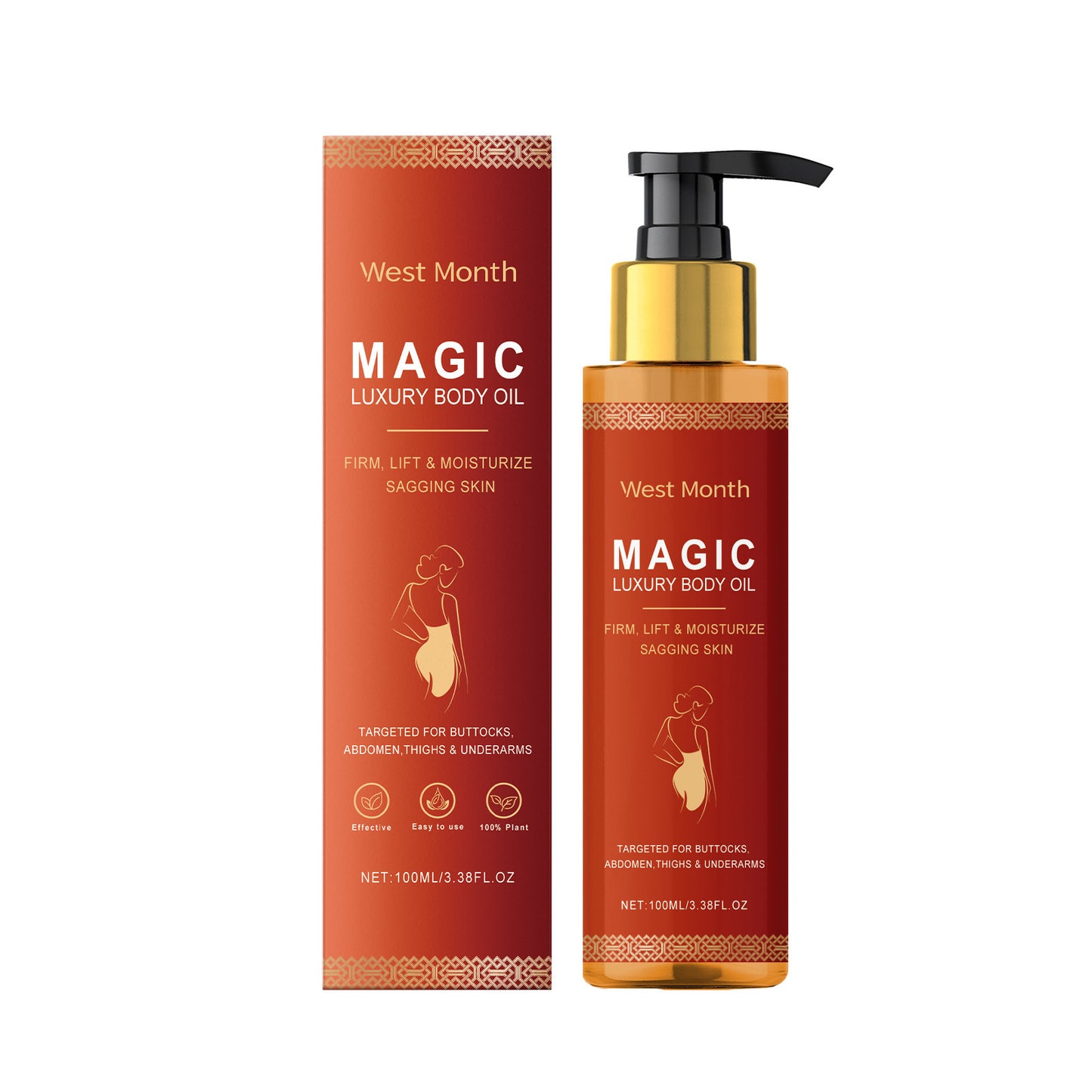 MenoGlow™ Lichaamsolie - Voor een Strakkere Hu