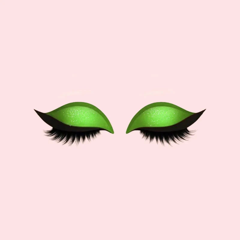Oogschaduw- en Wimper Make-up Stickers