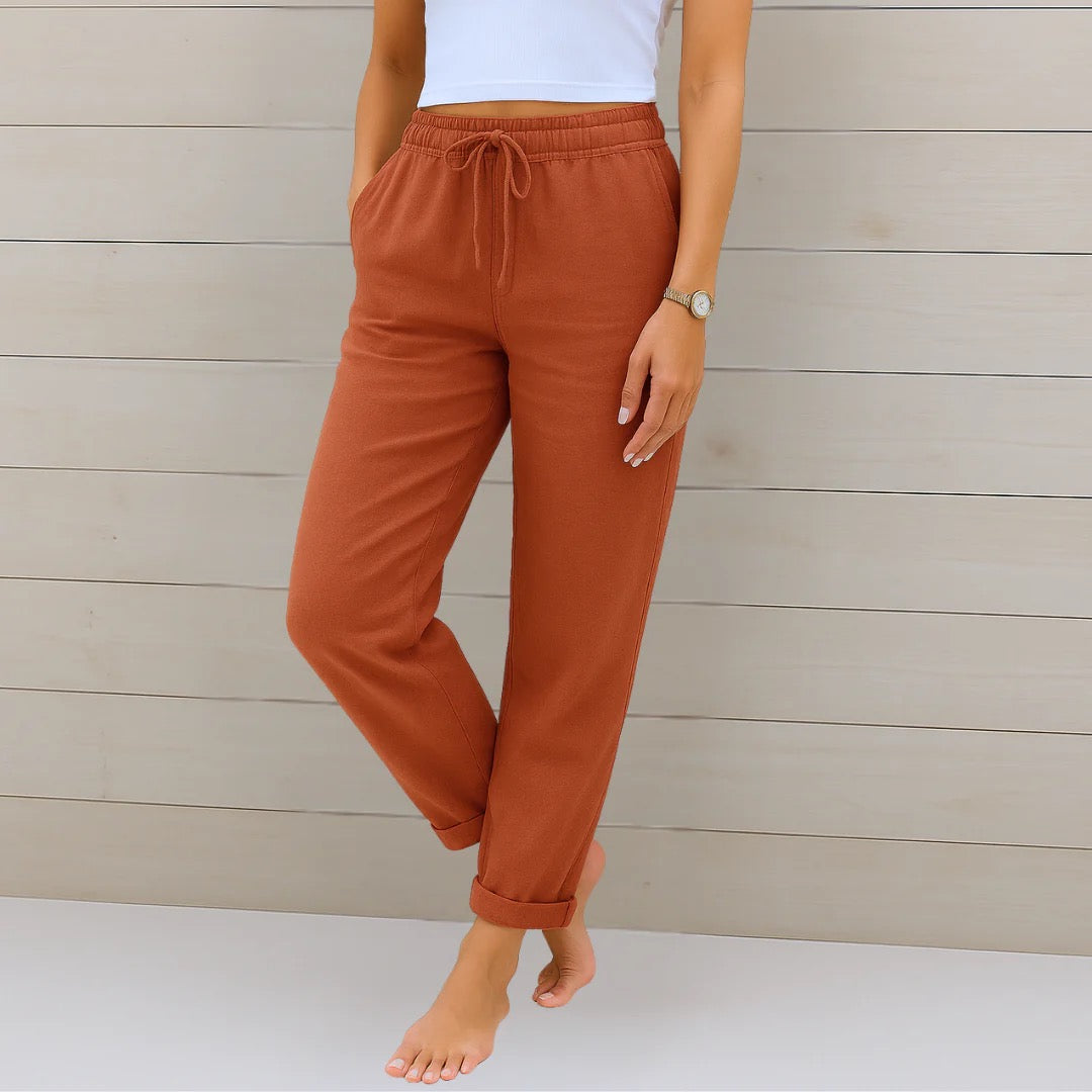 Comfortabele Linnen Broek