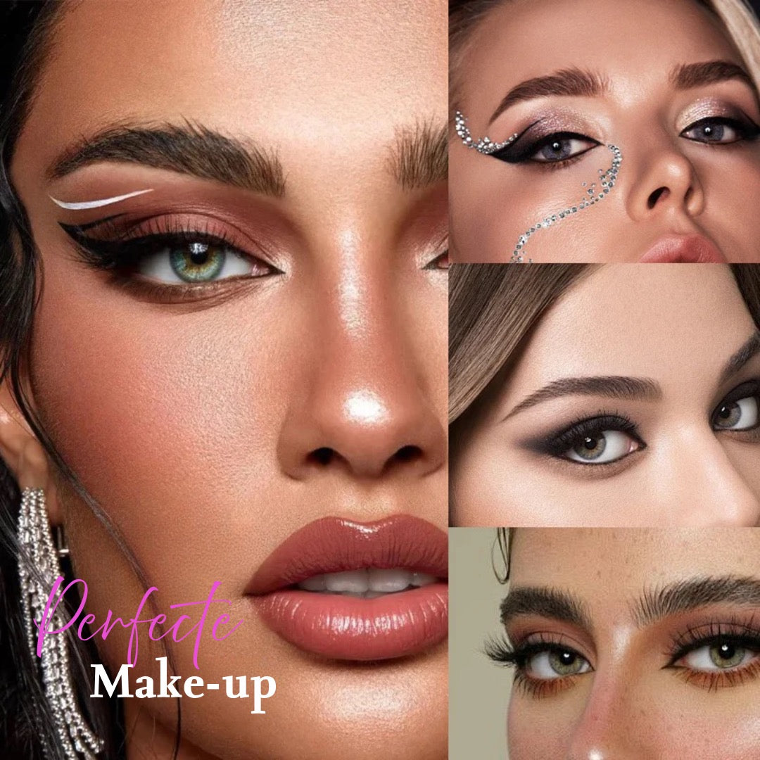Oogschaduw- en Wimper Make-up Stickers