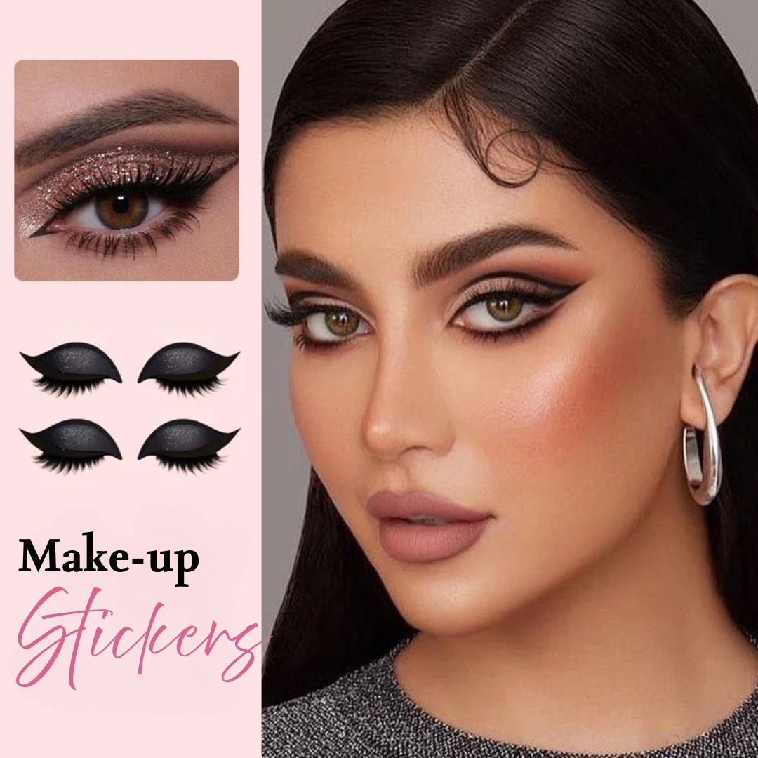 Oogschaduw- en Wimper Make-up Stickers