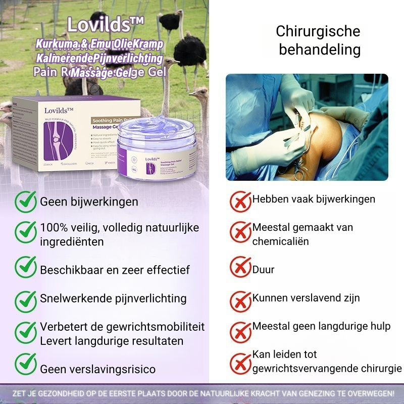 LOVILDS™ Kurkuma & Emu Olie Artritis