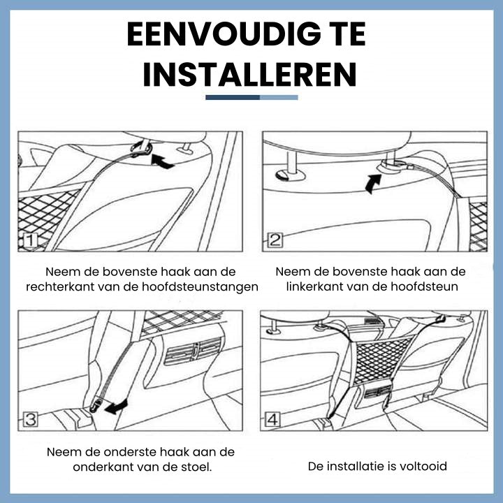 Handige Auto Bagage Net