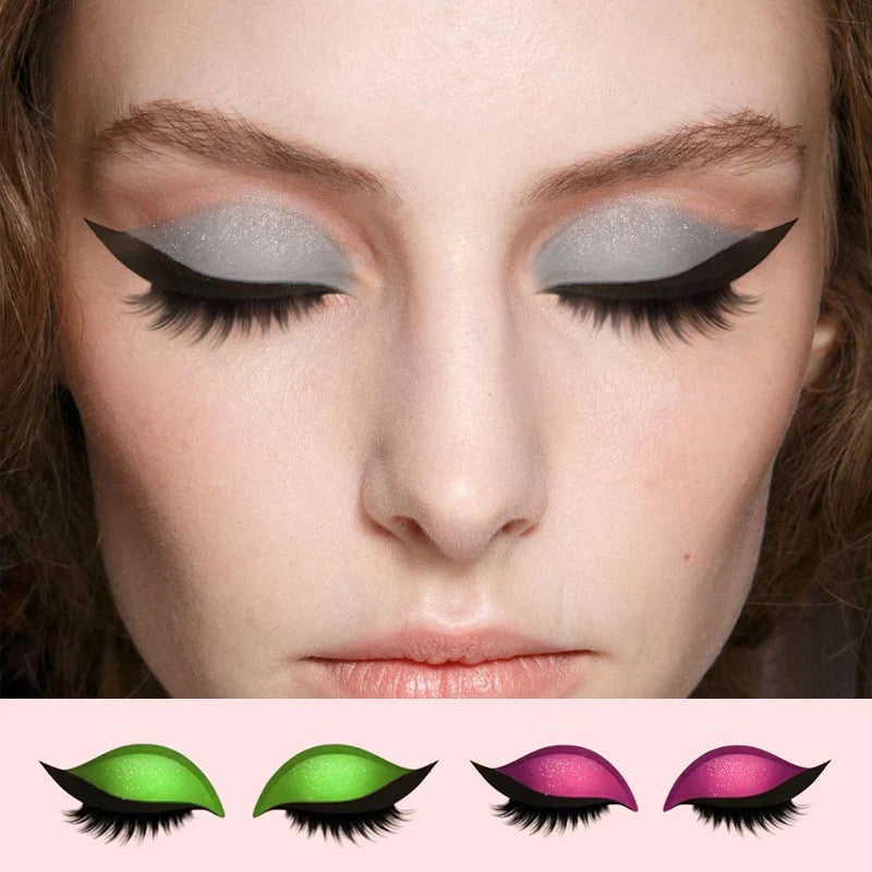 Oogschaduw- en Wimper Make-up Stickers