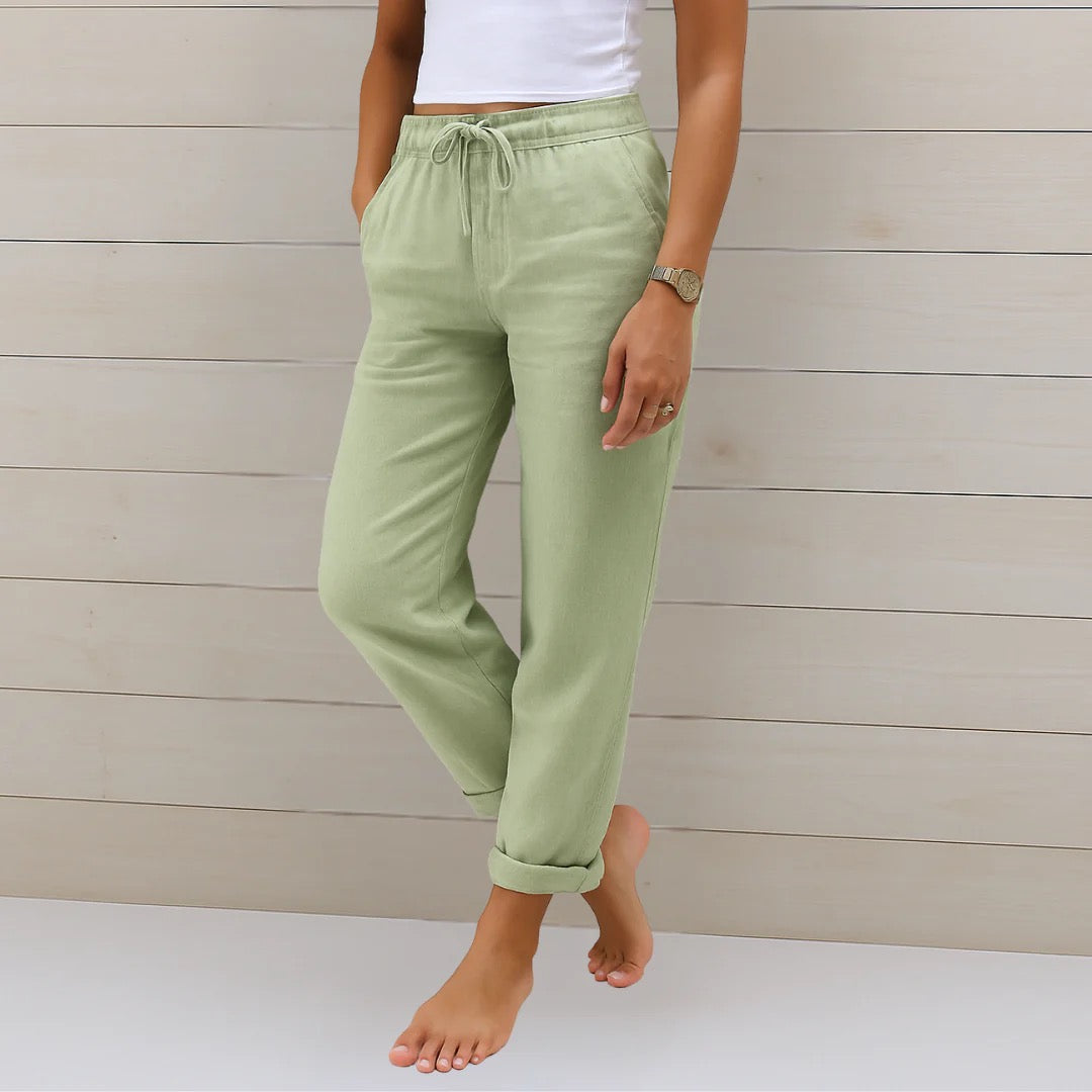 Comfortabele Linnen Broek