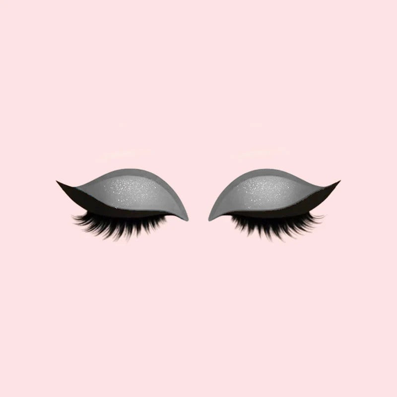 Oogschaduw- en Wimper Make-up Stickers