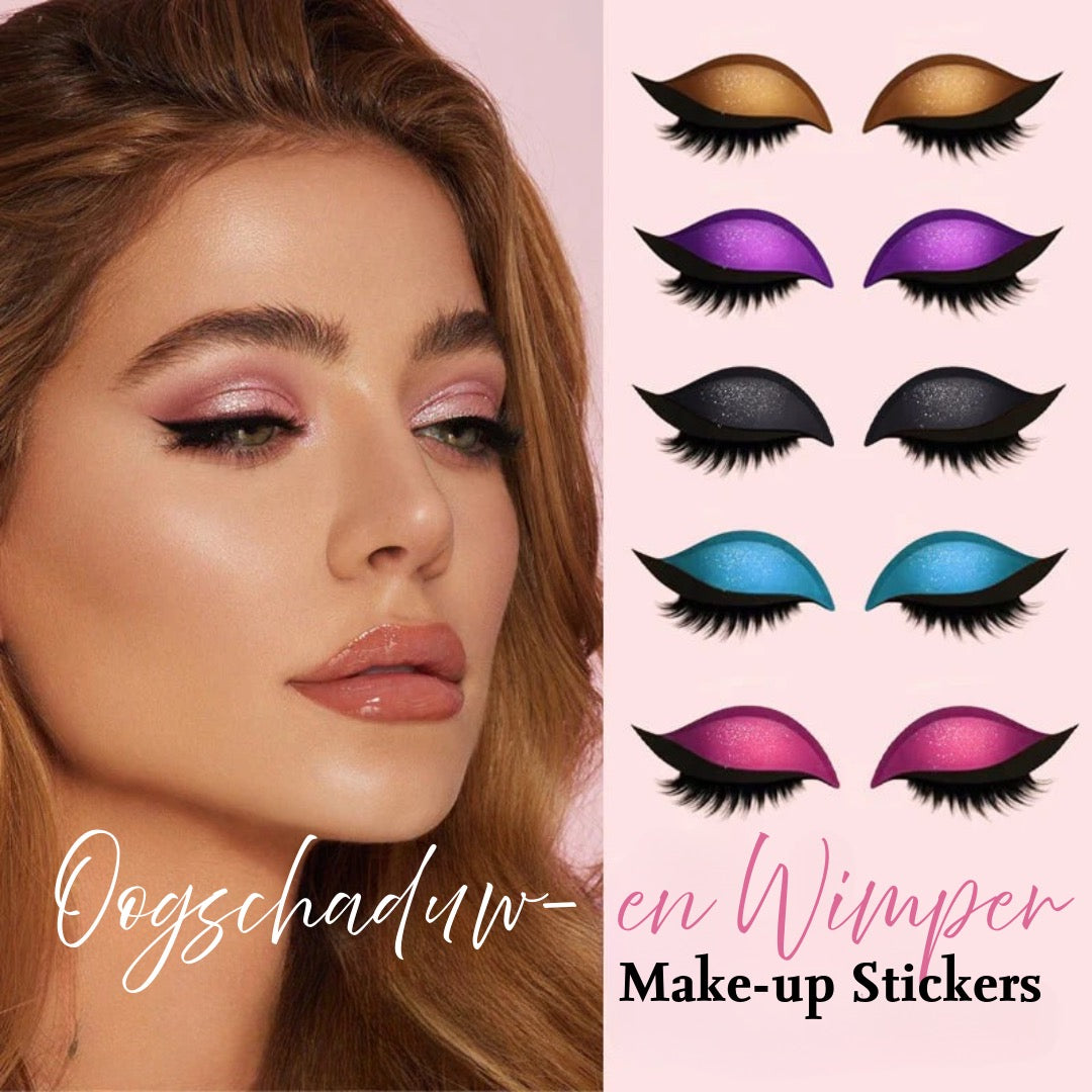 Oogschaduw- en Wimper Make-up Stickers