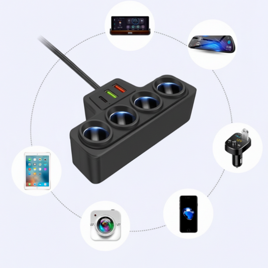 7-i-1 cigarettändaradapter