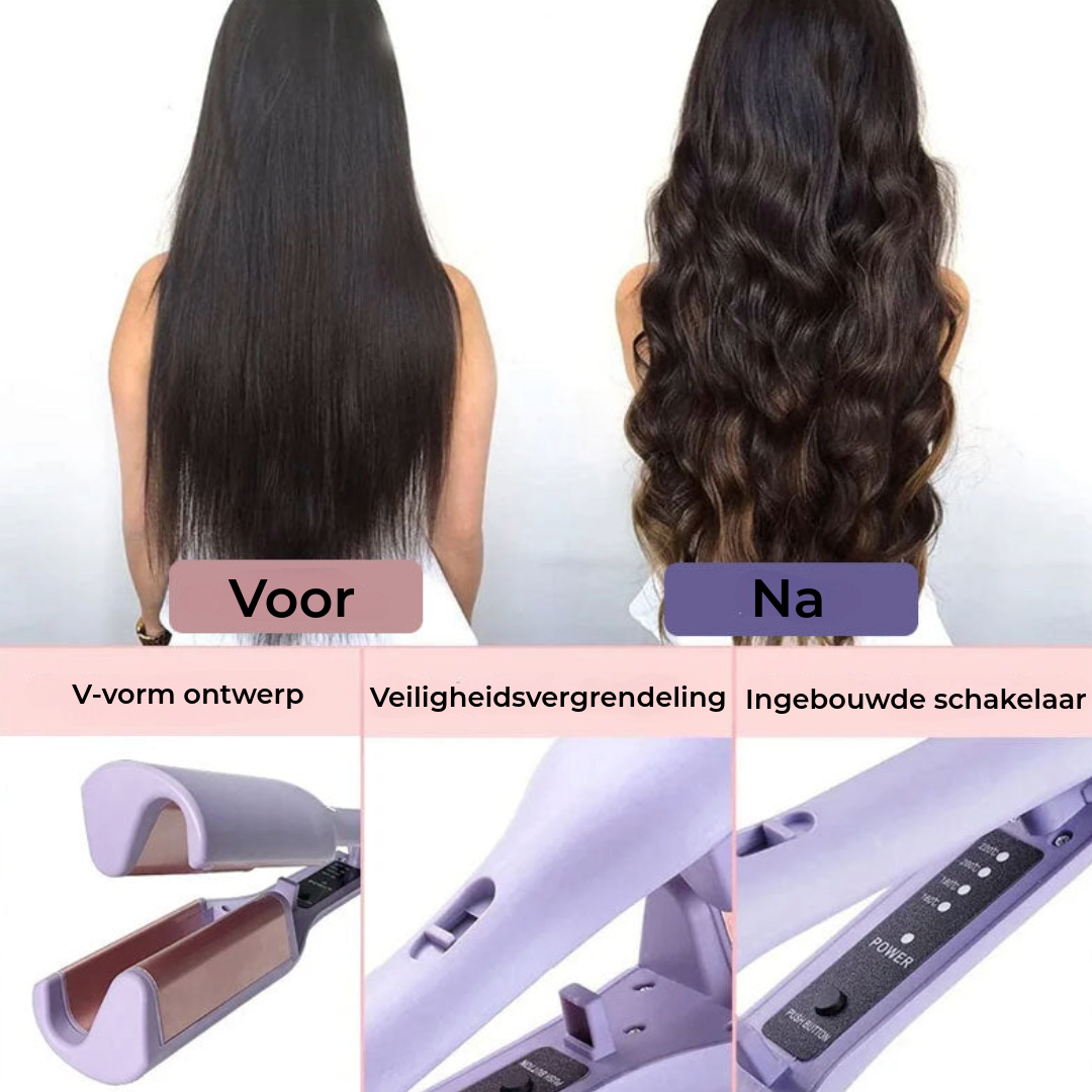 V-vormige golfvormige krultang