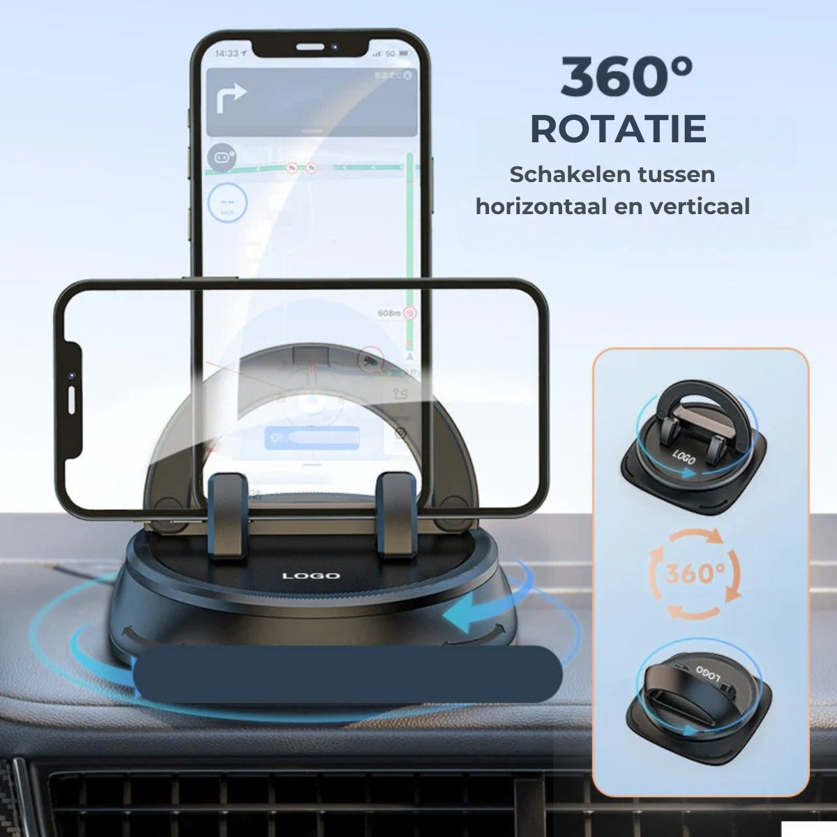 Dashboard Navigatie Telefoonhouder