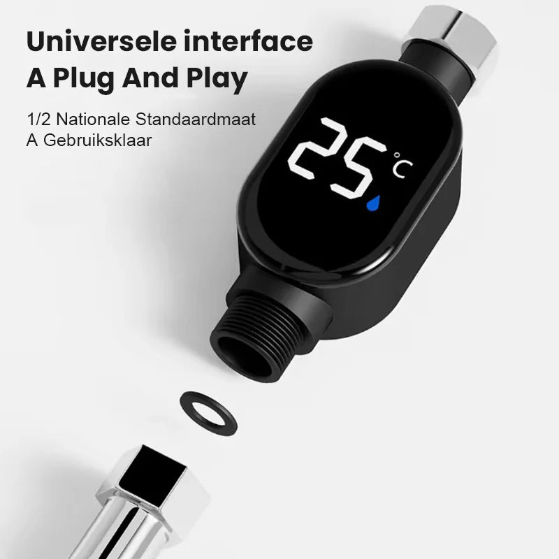 Slimme Douche Temperatuurweergave