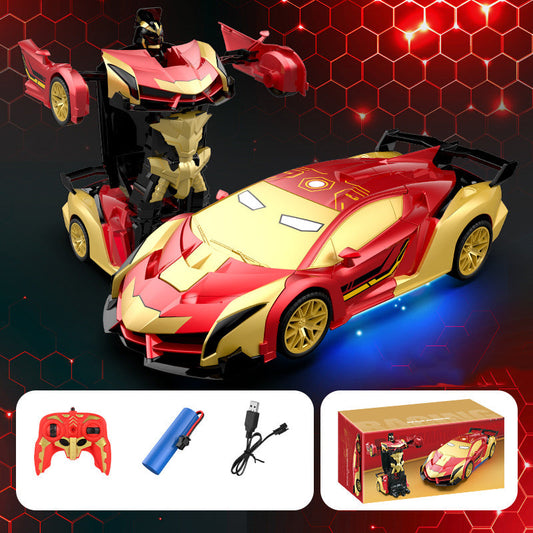 Afstandsbediening voor transformerende auto met verlichting