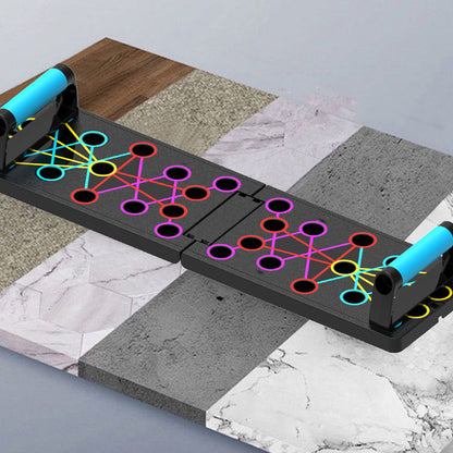Hopfällbar och multifunktionell tyngdlyftningsbräda