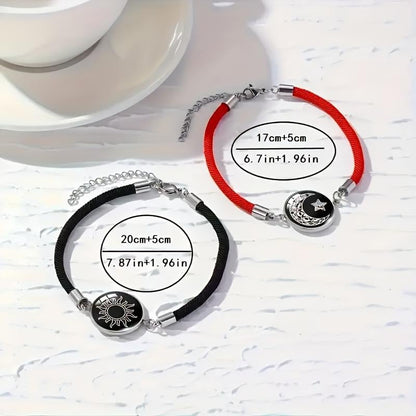 LDR Koppelarmbanden: Zon & Maan