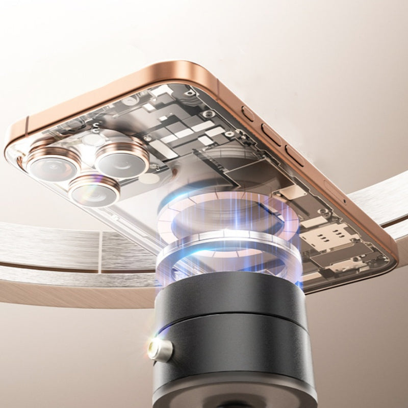 Vikbar bärbar magnetisk mobiltelefonhållare