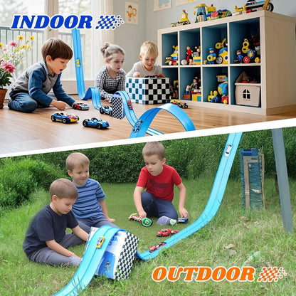 Creatieve DIY Racebaan met Zuignappen
