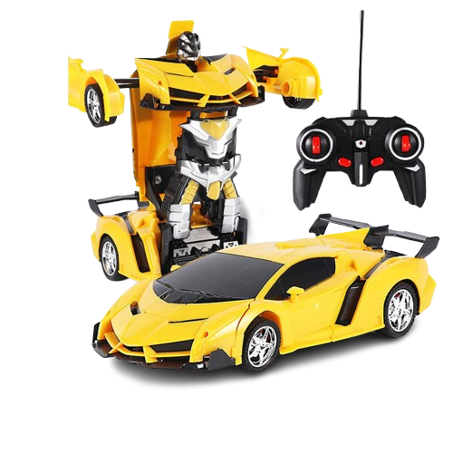 Afstandsbediening voor transformerende auto met verlichting