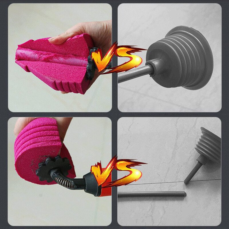 Hogedruktoilet deblokkeer een schot