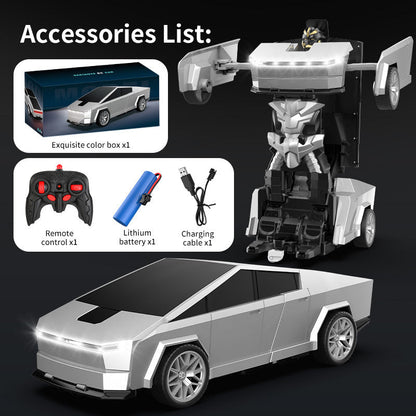 Afstandsbediening voor transformerende auto met verlichting