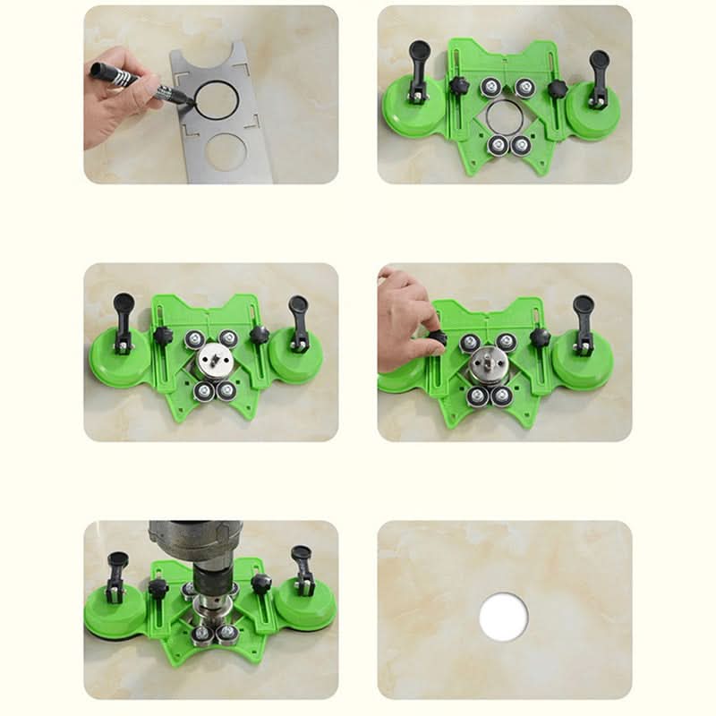 Volledig hoekverstelbaar boorgereedafk