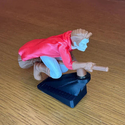 Magisk kvastdekoration för bilens instrumentbräda