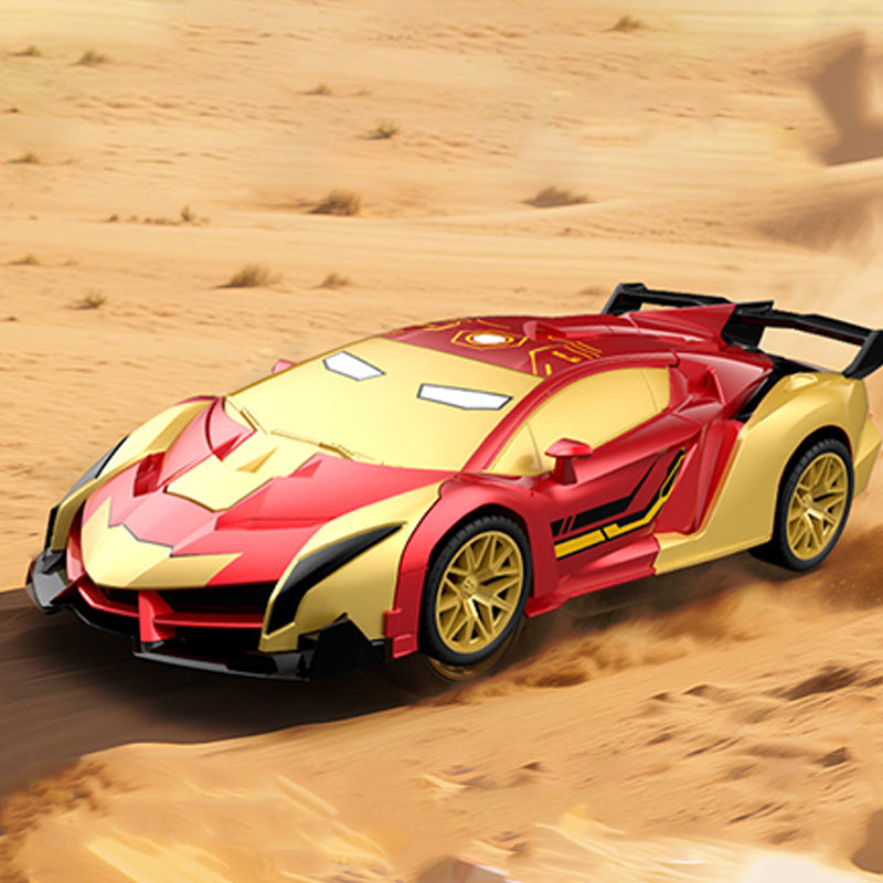 Afstandsbediening voor transformerende auto met verlichting