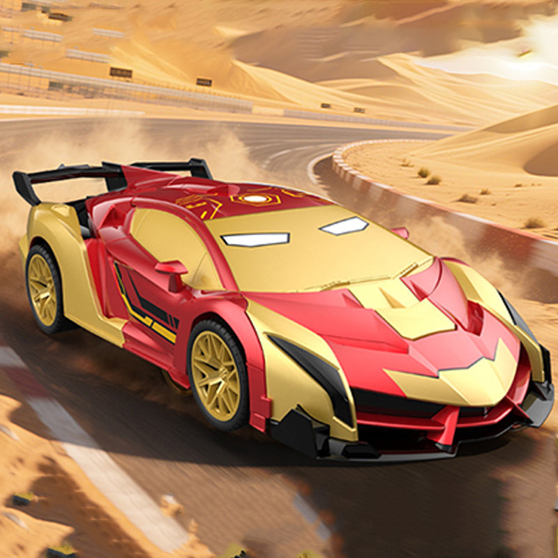 Afstandsbediening voor transformerende auto met verlichting