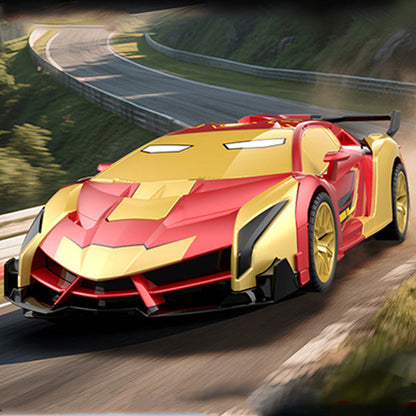 Afstandsbediening voor transformerende auto met verlichting