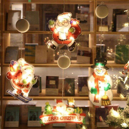 Kerstvenster-hanglichten