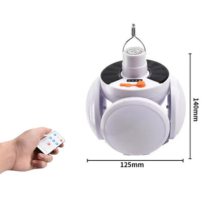 Solcellsdriven Multifunktionell Hopfällbar Fotbollslampa