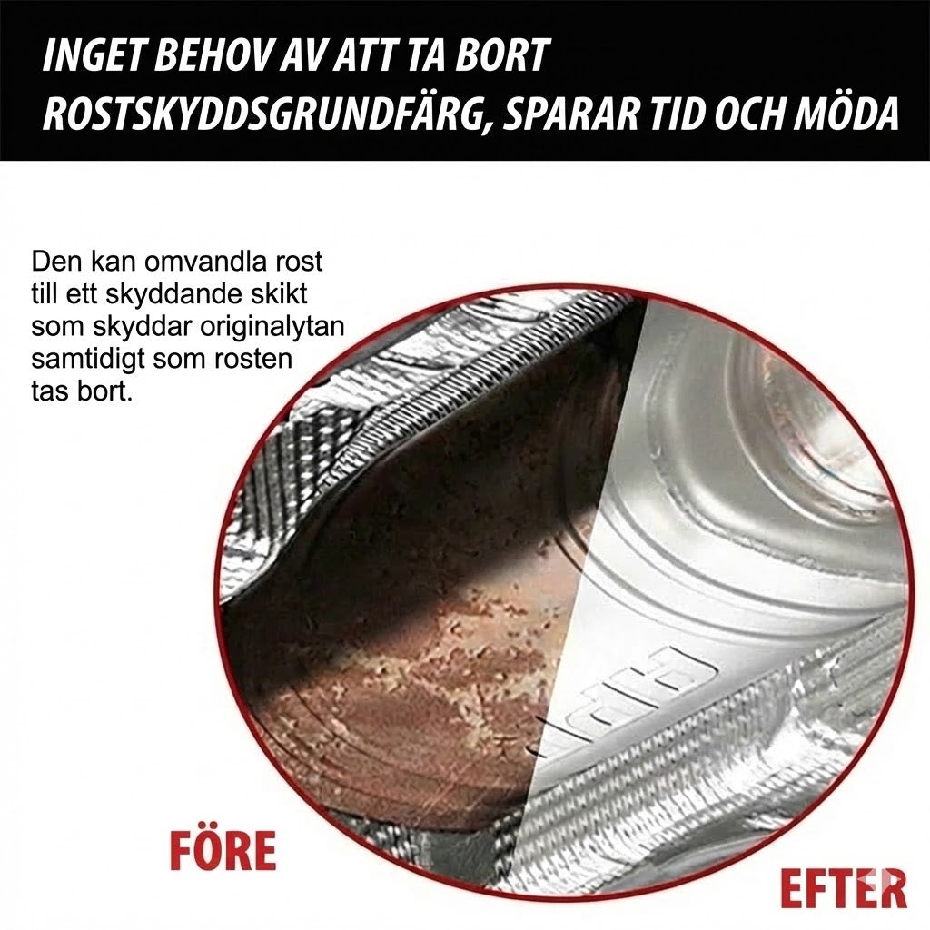 Kraftfull rostborttagare och rostkonverterare