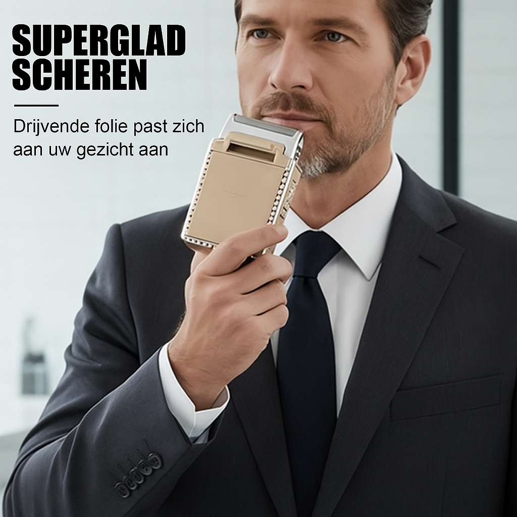 Draagbaar elektrisch scheerapparaat voor mannen