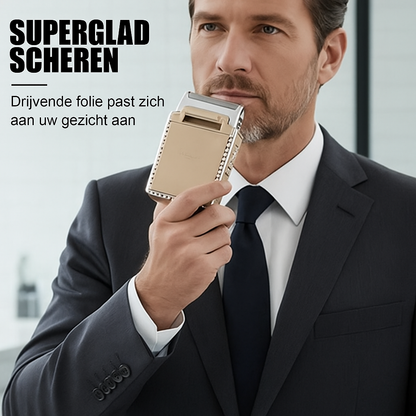 Draagbaar elektrisch scheerapparaat voor mannen